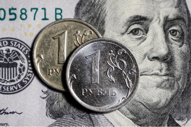 Rusiyada avro 100 rubla çatdı, dollar isə 87 rubla yaxınlaşdı