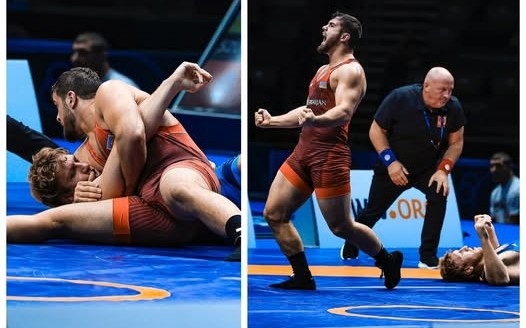 Güləşçimiz erməni idmançının kürəyini yerə vurdu – VİDEO