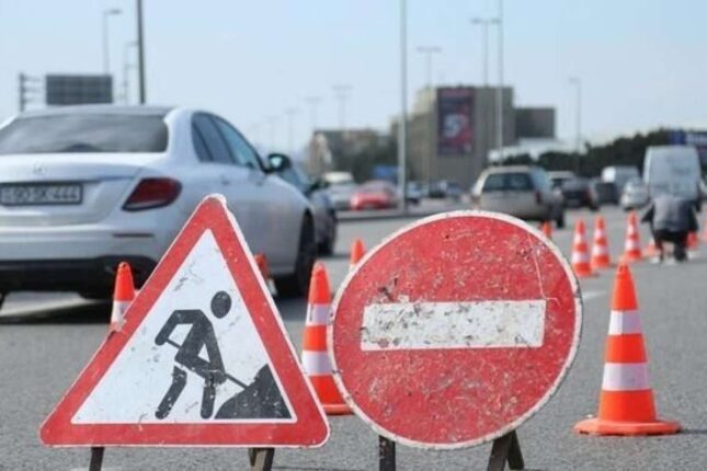 Bu ərazilərdə avtomobillərin hərəkəti məhdudlaşdırılacaq