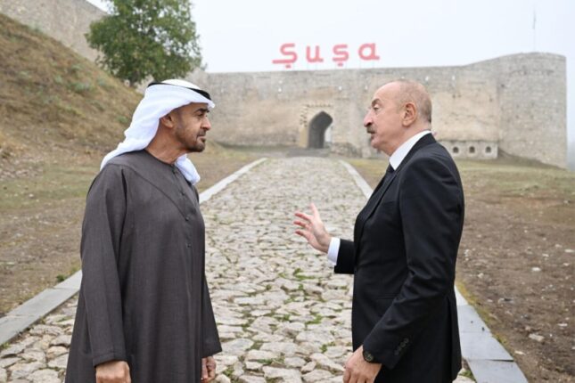 BƏƏ Prezidenti Azərbaycana səfərindən görüntülər PAYLAŞDI – VİDEO