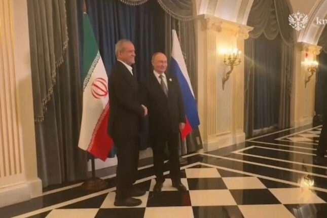 Putin Pezeşkianla görüşüb – VİDEO