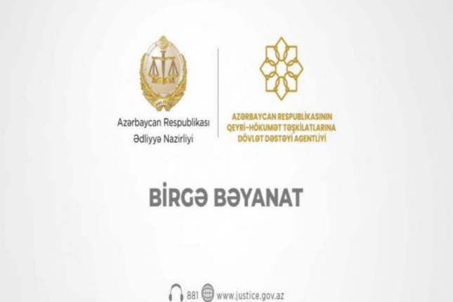 “Orden” və “medal” verən QHT-lərə Ədliyyə Nazirliyi xəbərdarlıq etdi