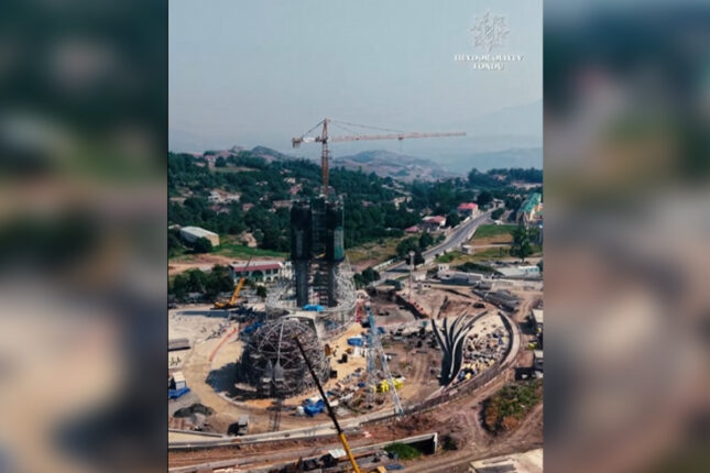 Yeni Şuşa məscidi belə inşa olunur – Video