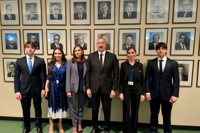 Prezident ailəsinin Nyu-Yorkdan fotosu