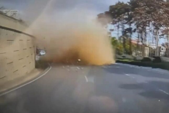 Bakıdakı dəhşətli qəzanın ANBAAN GÖRÜNTÜSÜ