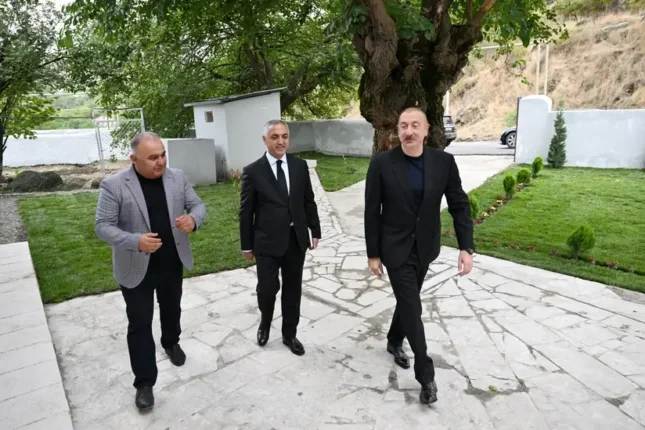 Prezident Xocalı rayonunun Şuşakənd kəndində olub – FOTOLAR