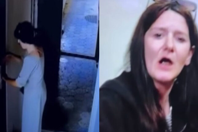 Bakıda evlərə girməyə çalışan qadın tutuldu (VİDEO)