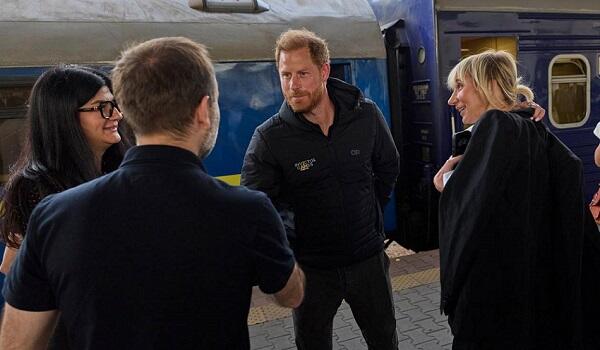 Şahzadə Harri gözlənilmədən Kiyevə gəldi – Foto