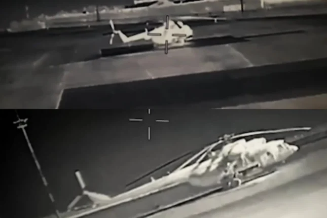 Ukrayna Krımda rus helikopterlərini belə məhv etdi – GÖRÜNTÜLƏR