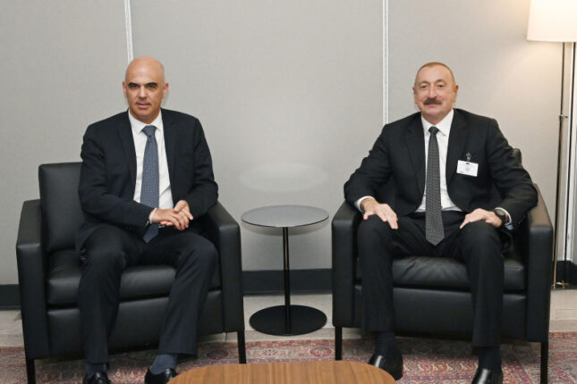 İlham Əliyev BMT çərçivəsində daha bir görüş keçirdi