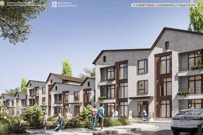 Qaraxanbəyli kəndi belə olacaq – Fotolar