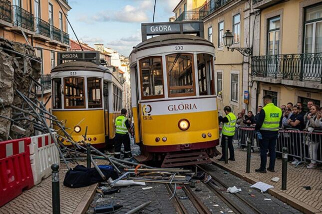 Portuqaliyada  məşhur funikulyor relsdən çıxdı  -15 nəfər ölüb, 20 nəfər yaralanıb (VİDEO)