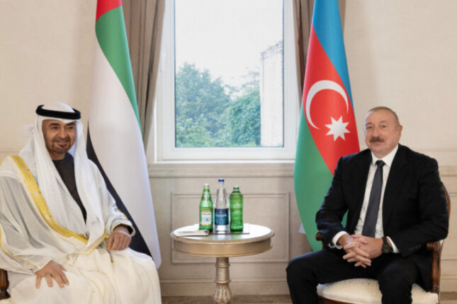 Azərbaycan və BƏƏ prezidentlərinin təkbətək görüşü olub