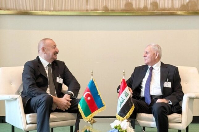 İlham Əliyev İraq Prezidenti ilə görüşdü – FOTO