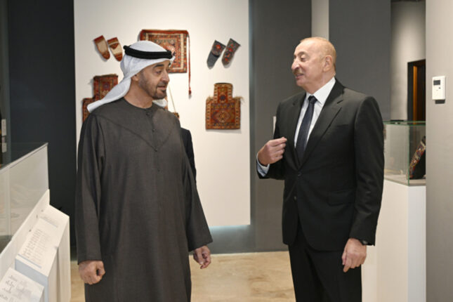 Prezidentlər Şuşada Milli Xalça Muzeyində – Fotolar – Yenilənib