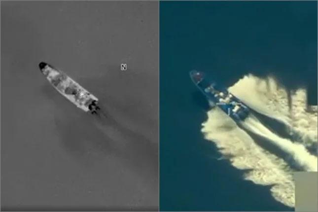 Trampın əmri ilə gəmi məhv edildi – Əməliyyat görüntüləri