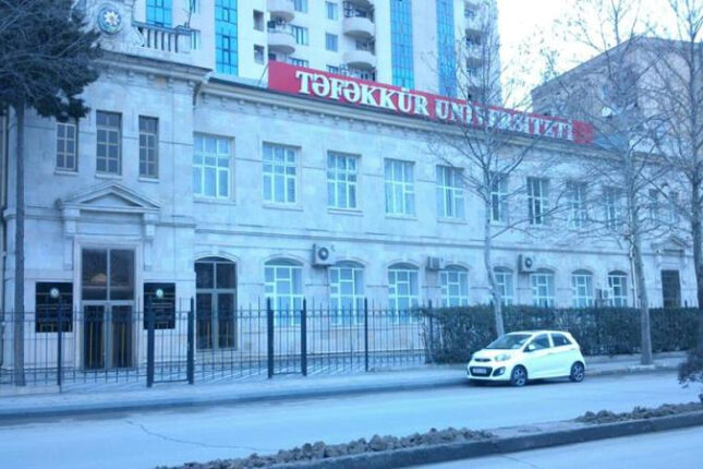 Təfəkkür Universitetinin binası bu məhkəməyə verildi