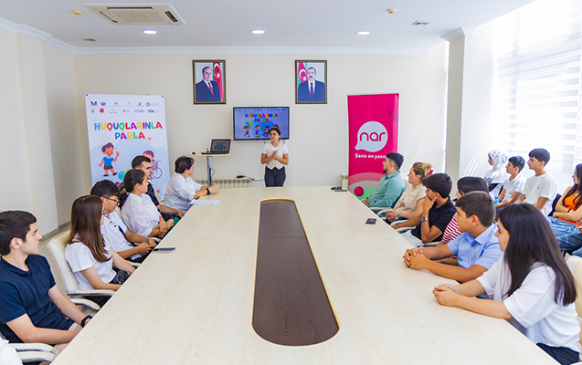 “Nar” uşaqlar üçün maarifləndirici tədbirlərə dəstək verir