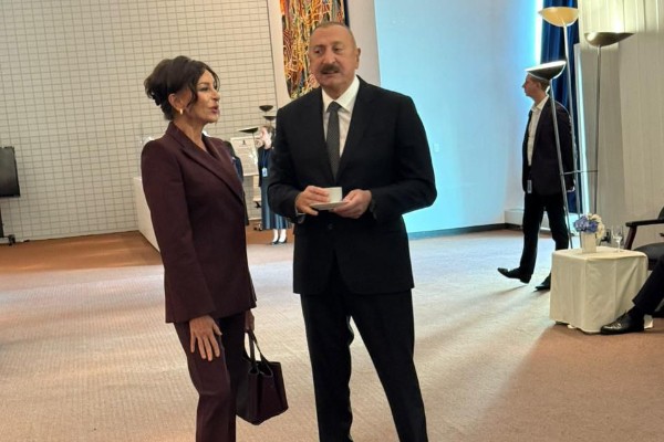 İlham Əliyev və xanımı BMT-nin mənzil qərargahına gəliblər – VİDEO ,FOTOLAR