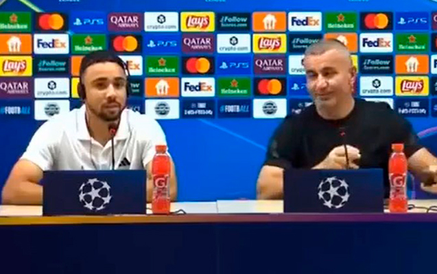 Qurban Qurbanov Leandro ilə zarafatlaşdı – Video