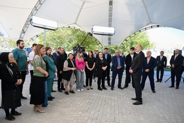 Prezident: Bu gün bütün Qarabağ və Şərqi Zəngəzur tikinti meydançasıdır