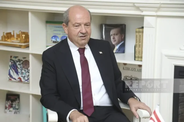 Ersin Tatar Azərbaycana gəldi (FOTO)