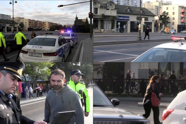 Bakıda piyadalar üçün dərs – Polis ölüm anlarını göstərdi – VİDEO