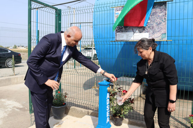 ADSEA Güloğlu sakinlərini içməli su ilə təmin etdi – Fotolar