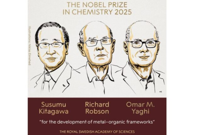 Onlar kimya sahəsində Nobel mükafatına layiq görüldülər