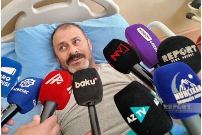 Ayı hücumuna məruz qalan şəxs: “Can şirindir, başladıq boğuşmağa” – VİDEO