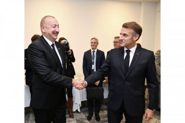 İlham Əliyev Makronla da görüşdü – Yenilənib+Fotolar