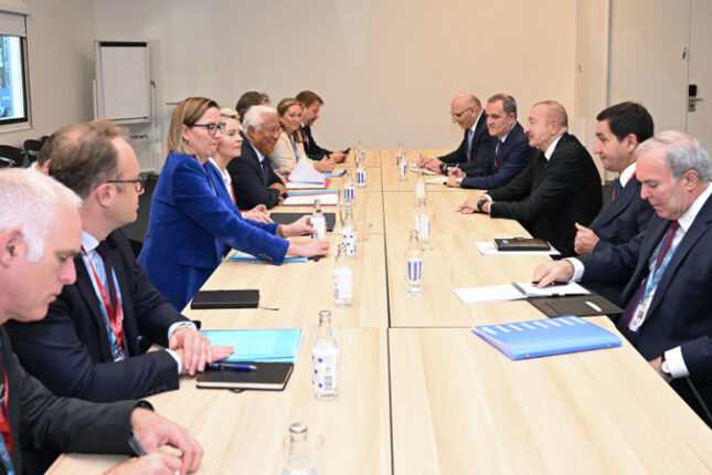 Prezident Kopenhagendə Avropa liderləri ilə görüşdü (YENİLƏNİB)