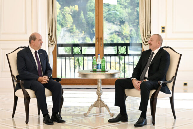 Prezident Ersin Tatarla görüşdü – Fotolar