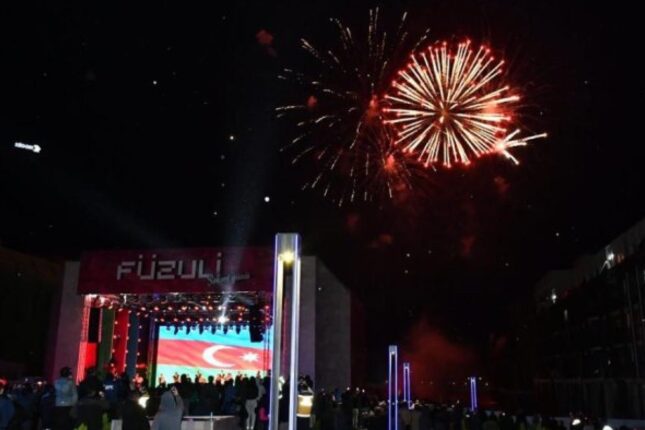 Füzulidə atəşfəşanlıq olacaq