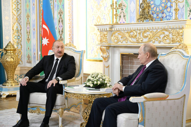 İlham Əliyev və Putinin Düşənbə görüşündə dedikləri – TAM MƏTN