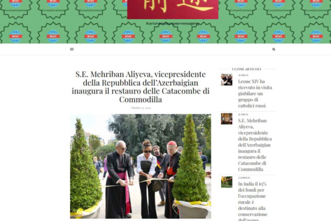 Mehriban Əliyevanın Vatikana səfəri dünya mediasının diqqət mərkəzində