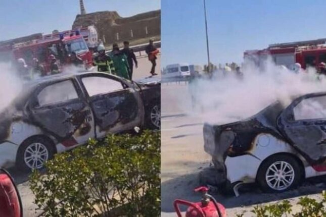 Toydan qayıdarkən abtomobildə yanaraq öldü