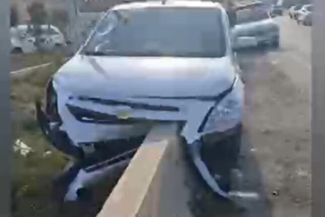 Bakı-Sumqayıt yolundakı dəhşətli qəzanın VİDEOsu