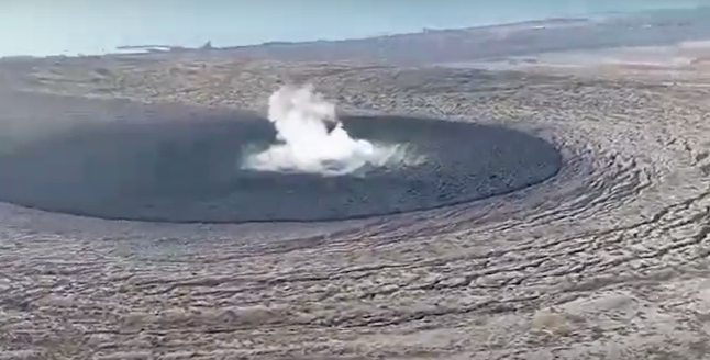 Qaradağda vulkan püskürüb – İki nazirlikdən AÇIQLAMA – VİDEO