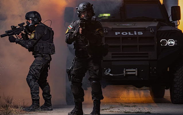 Bakıda polisə silahlı müqavimət göstərən şəxs zərərsizləşdirildi