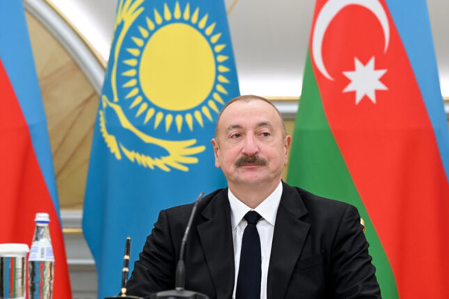 İlham Əliyev Qazaxıstana səfəri ilə bağlı paylaşım etdi (VİDEO)