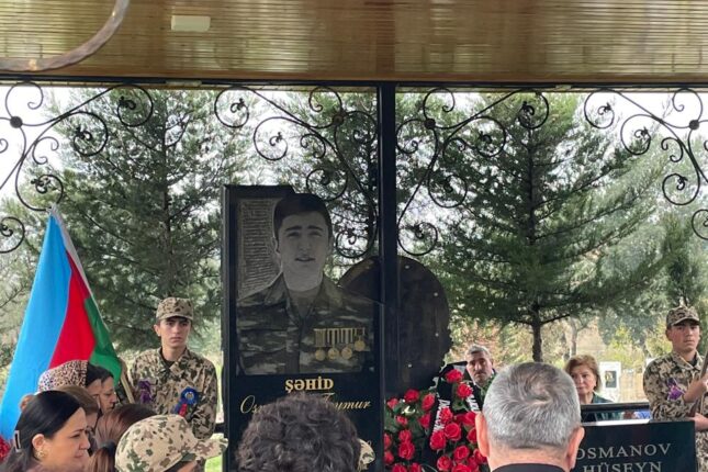 İsmayıllıda şəhid Teymur Osmanlının anım mərasimi keçirilib – FOTOLAR