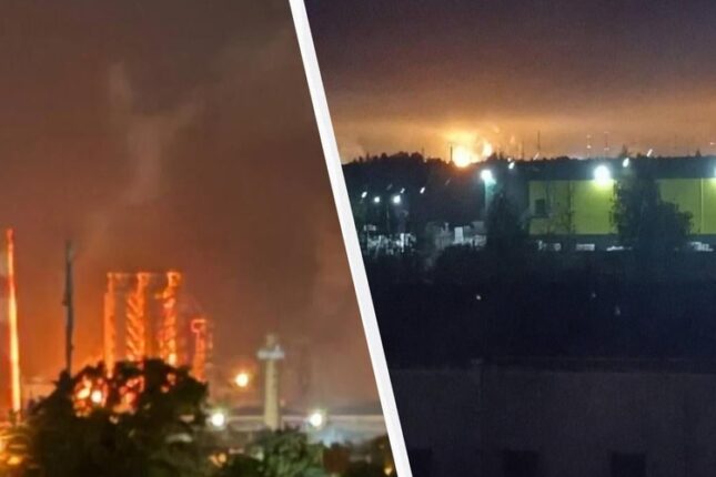 Ukrayna Rusiyanın ən böyük neft emalı zavodlarından birini də vurdu