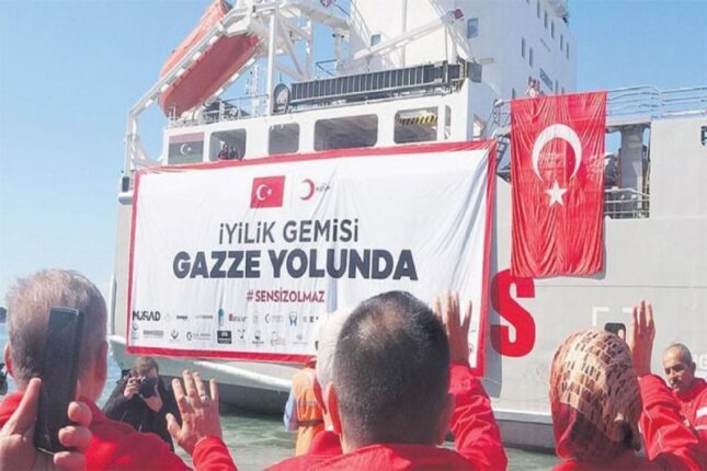 Türkiyədən Qəzzaya növbəti yardım gəmisi yola düşür