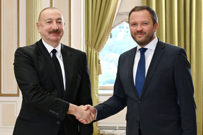 Prezident Estoniya XİN rəhbərini qəbul etdi – Fotolar