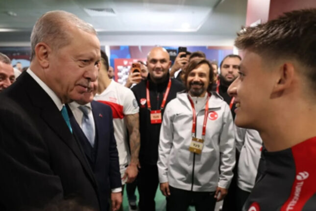 Ərdoğan futbolçuları belə təbrik etdi – Video