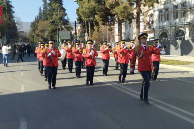 Xankəndidə Zəfər Günü ilə bağlı yürüş – Video