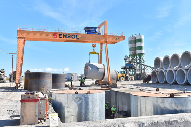 Zığ-Hövsan kanalizasiya kollektoru tikilir – Video