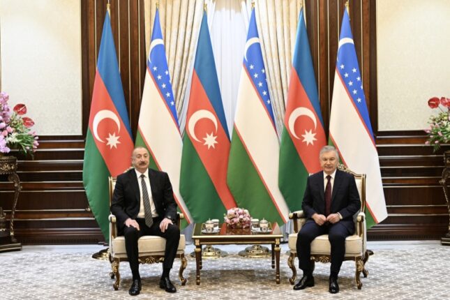 Prezidentlər təkbətək görüşdü – Fotolar