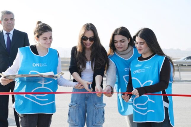 Leyla Əliyeva Qaradağda yeni parkın açılışında – FOTO